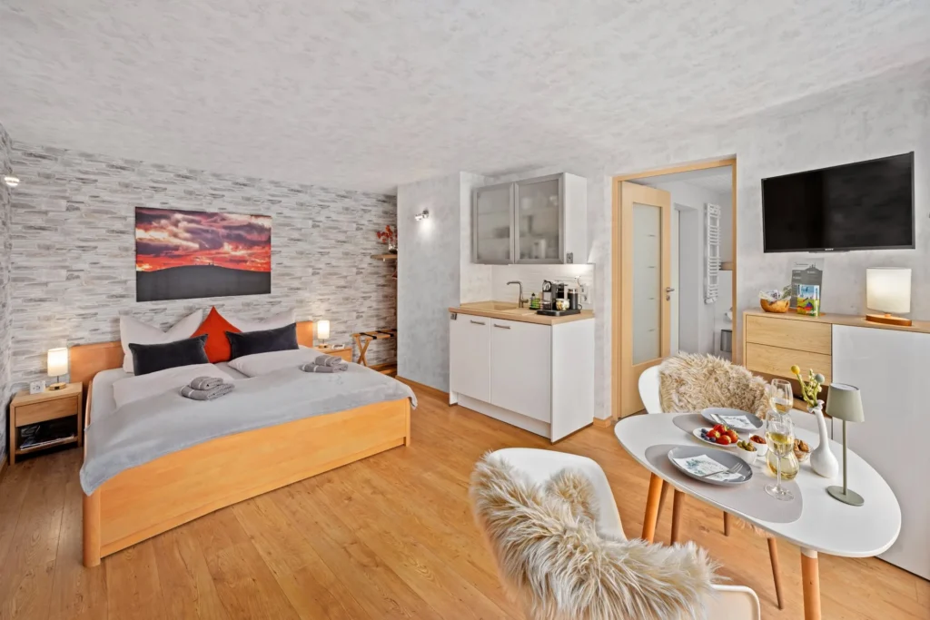 Living/sleeping area