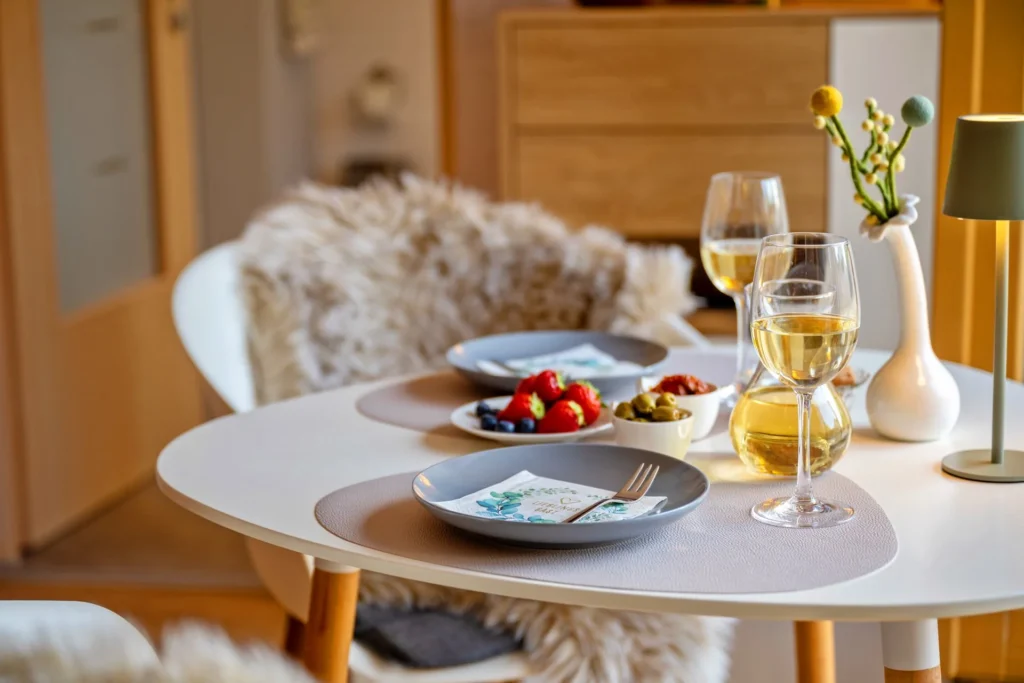 Table set for two