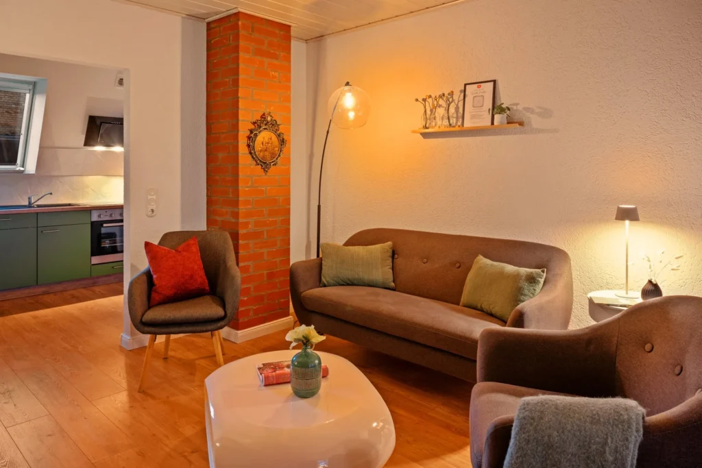 Living room in the evening
