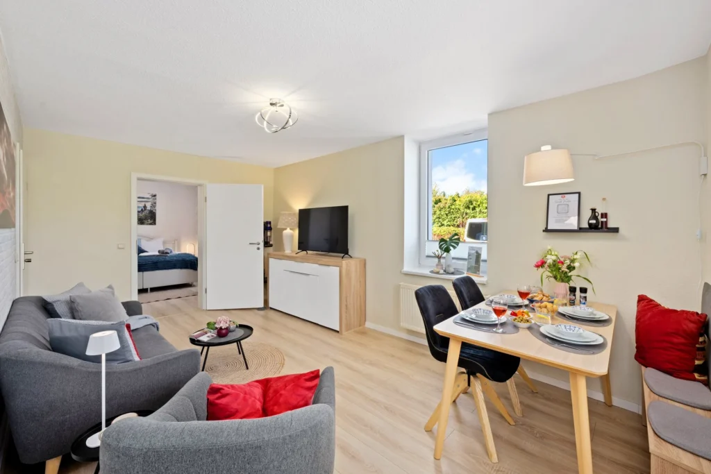Living and dining area