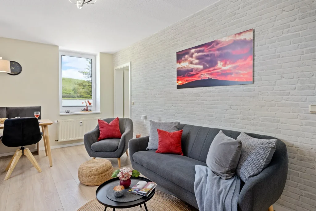 Living room seating area